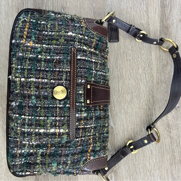 Coach Green and Brown Shoulder Bag - Picture 2 of 6